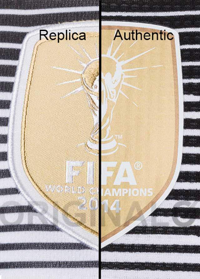Distinguish original World Cup FIFA logo from fake