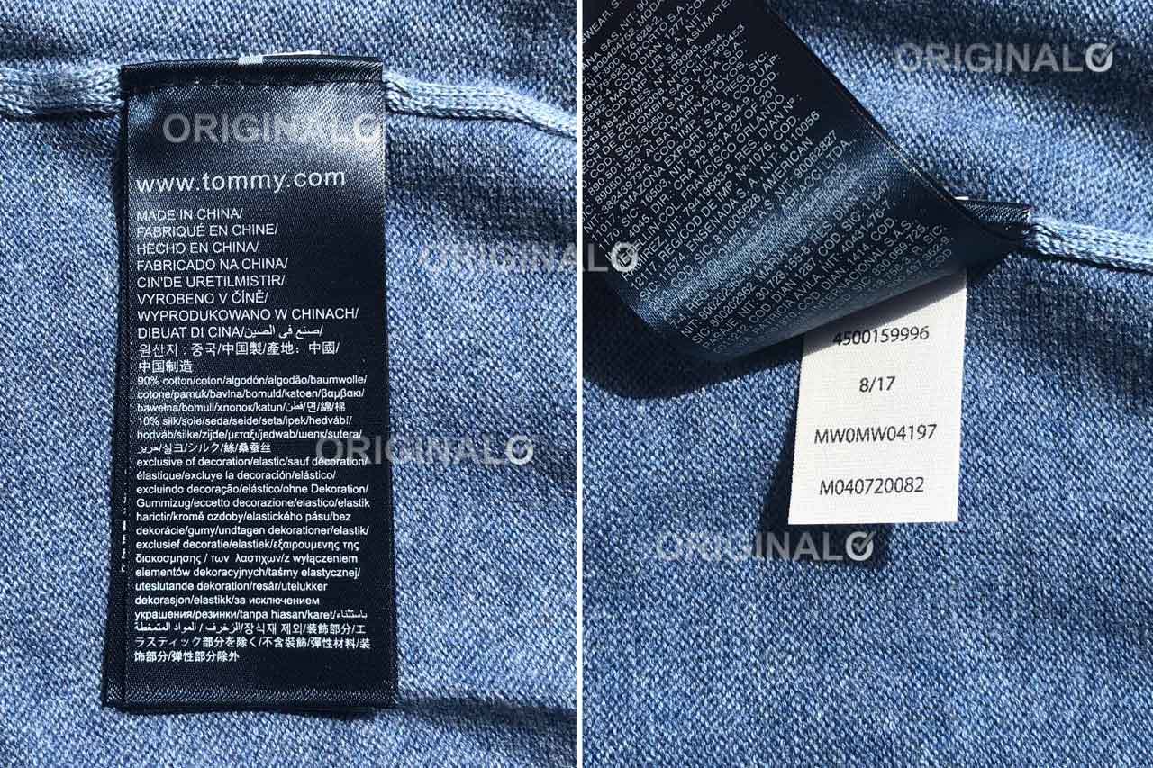 How fake or genuine Tommy Hilfiger sweater