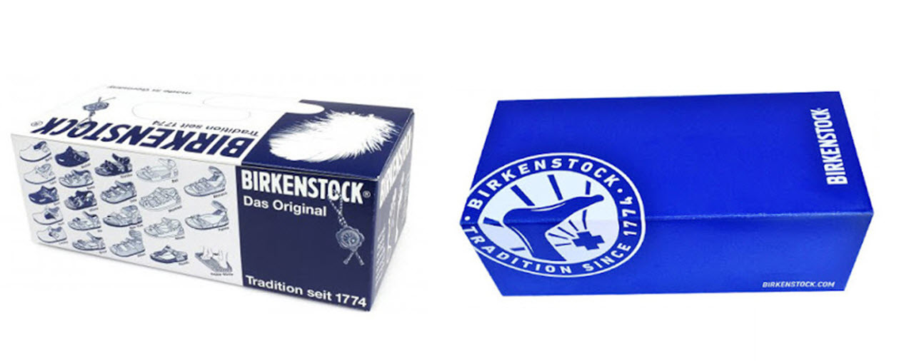 Birkenstock Karton - Original und Fake unterscheiden