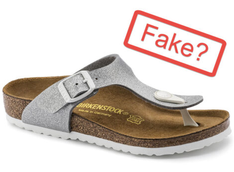 Fake Birkenstock shoes and sandals distinguish from original