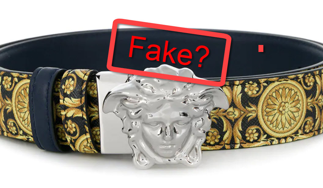 Versace Fake und Original Gürtel unterscheiden!