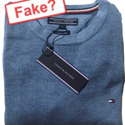 Tommy Hilfiger sweater - original and fake differ!