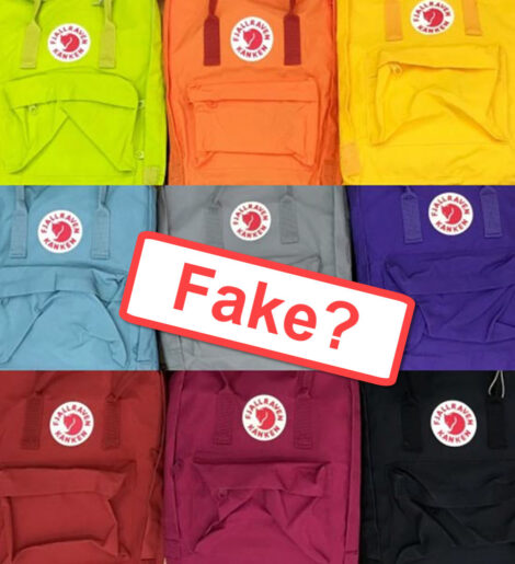 Fjällräven backpack - distinguish original and fake!